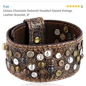 Frye leather bracelet